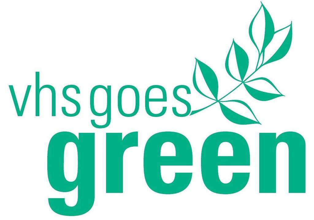 Logo von vhs goes green